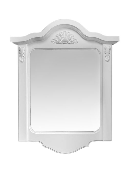 Зеркало Akrata в раме белого цвета