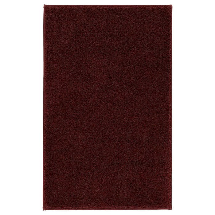 Коврик для ванной, темно-красный, 50х80 см