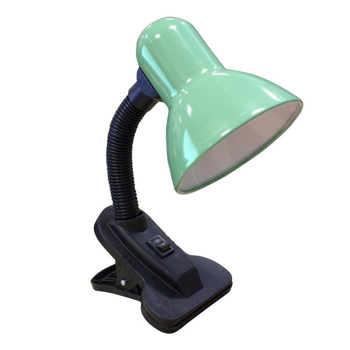 Настольная лампа Рагана с зеленым плафоном 