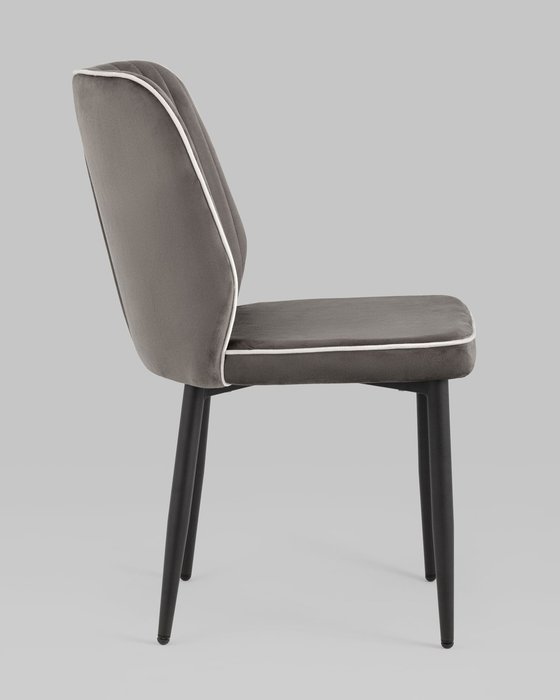 Стул Лоренс серого цвета - лучшие Обеденные стулья в INMYROOM
