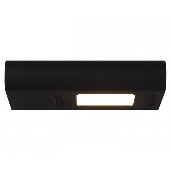 Потолочный светодиодный светильник Эллипс черного цвета