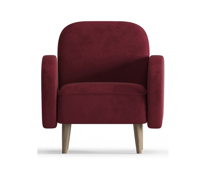Кресло Бризби бордового цвета - купить Интерьерные кресла по цене 15490.0
