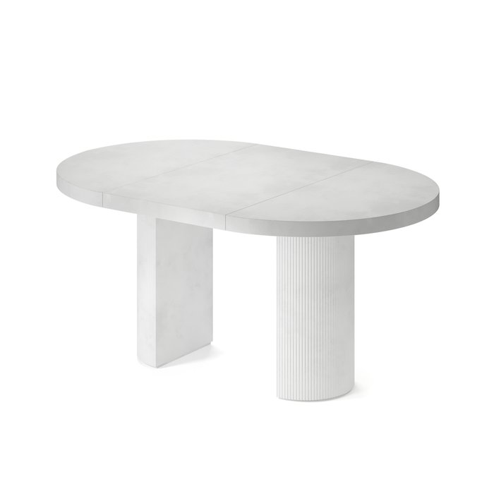 Раздвижной обеденный стол Тиаки S белого цвета - купить Обеденные столы по цене 121440.0