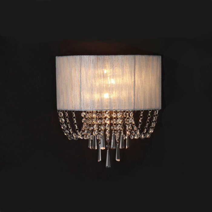 Бра ST-Luce Хром/Серебристый, Прозрачный E14 3*40W REPRESENTA - купить Бра и настенные светильники по цене 11170.0
