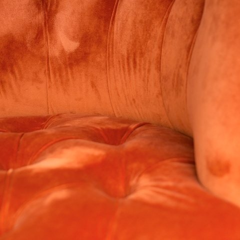 Пуф Камден оранжевого цвета - лучшие Пуфы в INMYROOM