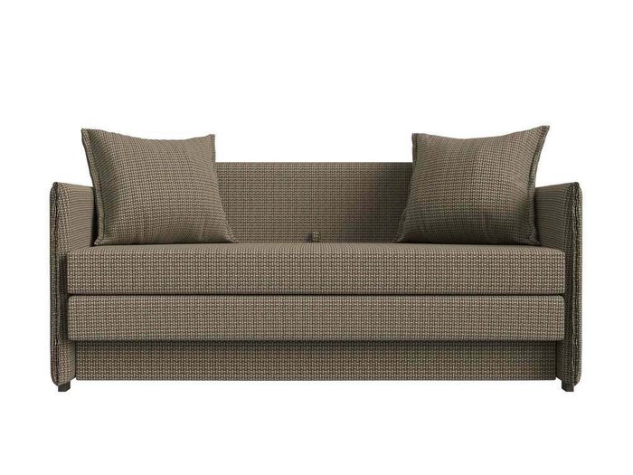 Диван-кровать Лига 011 бежево-коричневого цвета - купить Прямые диваны по цене 26999.0