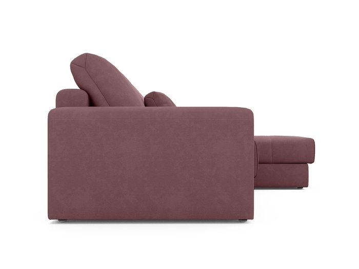 Угловой диван-кровать Ruiz темно-розового цвета - лучшие Угловые диваны в INMYROOM