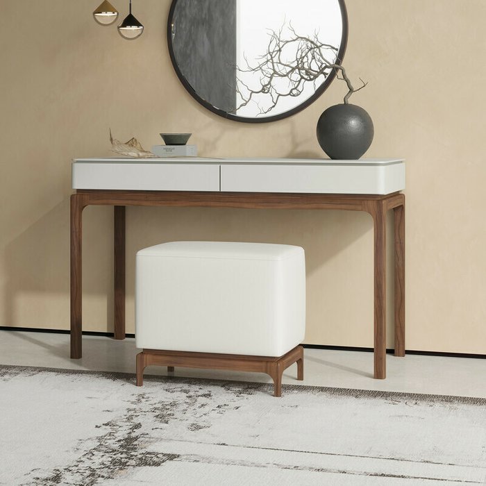 Туалетный столик Calpe светло-серого цвета - лучшие Туалетные столики в INMYROOM