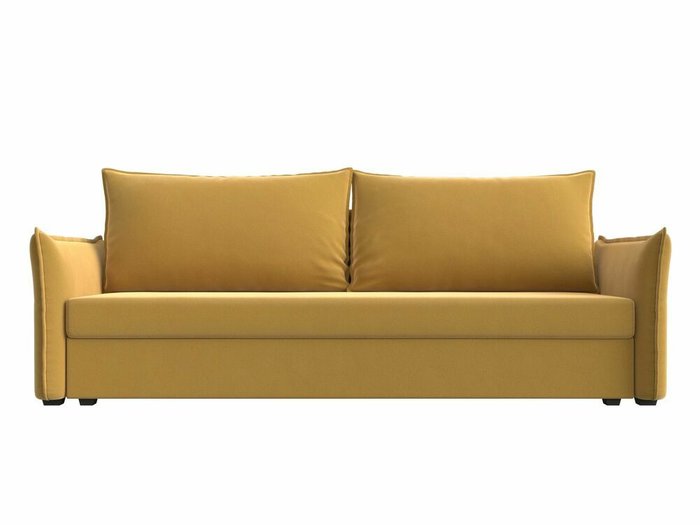Диван-кровать Лига 004 желтого цвета - купить Прямые диваны по цене 28999.0