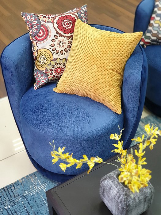 Декоративная подушка Citus Umber желтого цвета  - купить Декоративные подушки по цене 1302.0