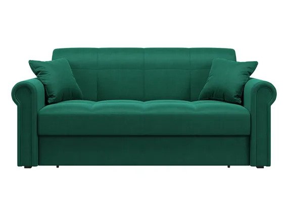 Диван-кровать Палермо 1.4 изумрудного цвета - купить Прямые диваны по цене 45100.0