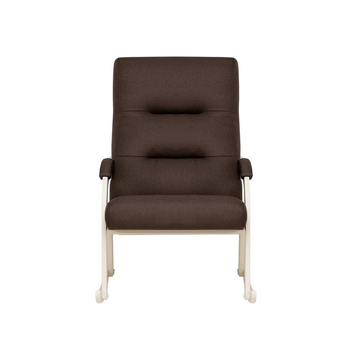 Кресло-качалка Дэми темно-коричневого цвета - купить Интерьерные кресла по цене 15750.0