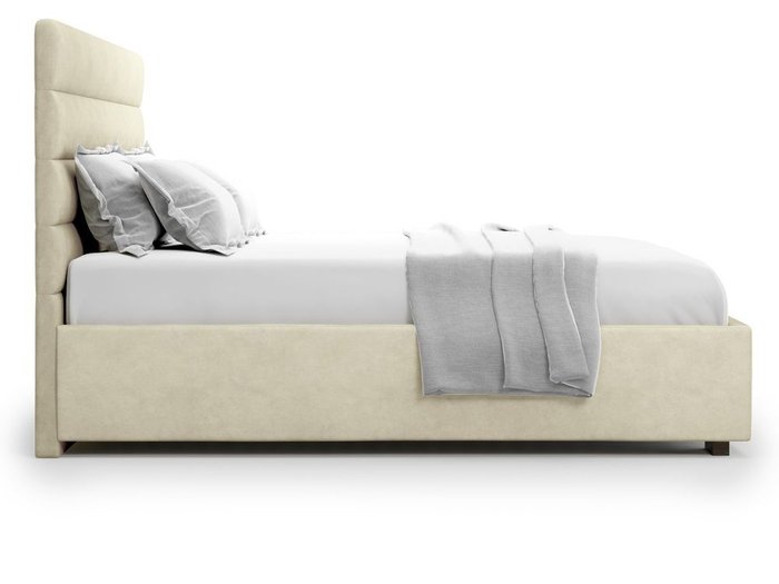 Кровать с подъемным механизмом Karezza 140х200 бежевого цвета - лучшие Кровати для спальни в INMYROOM