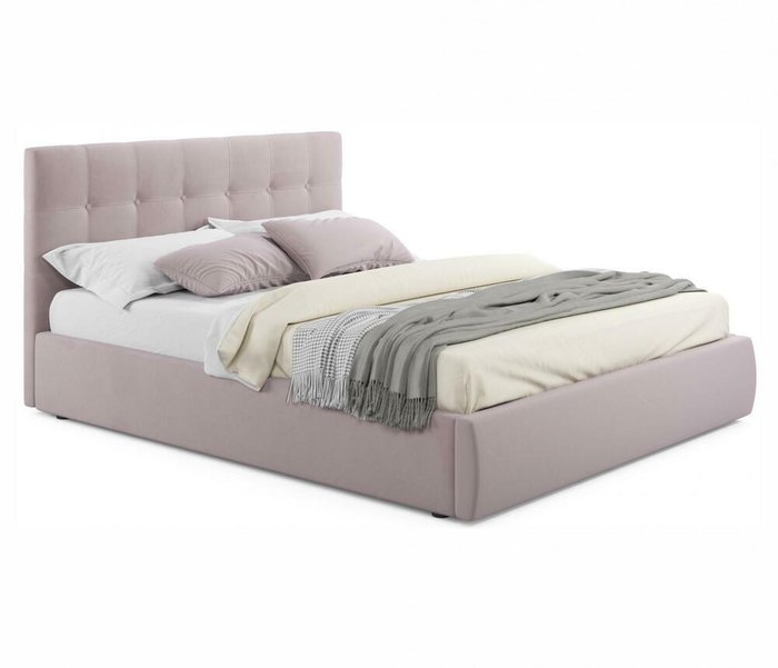 Кровать с подъемным механизмом Selesta 140х200 лилового цвета