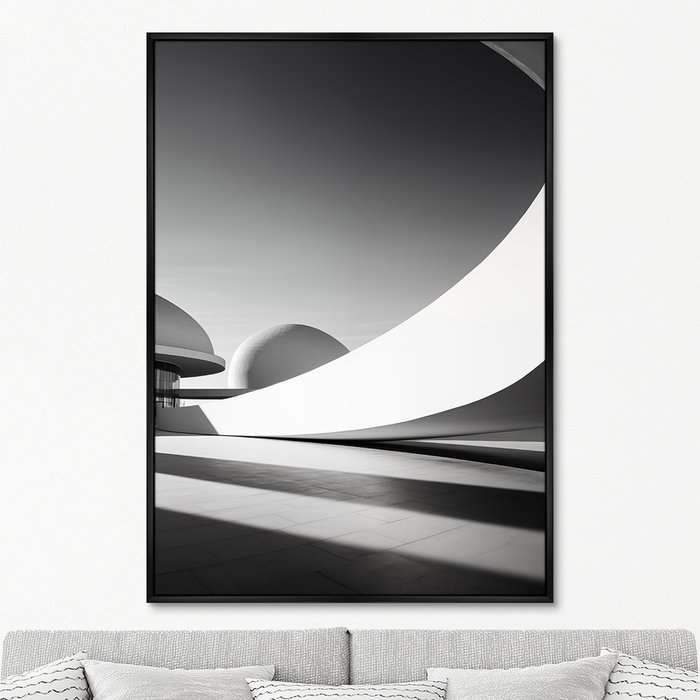 Репродукция картины Architecture, curves of large arches, No 1, 2024г. - купить Картины по цене 24999.0
