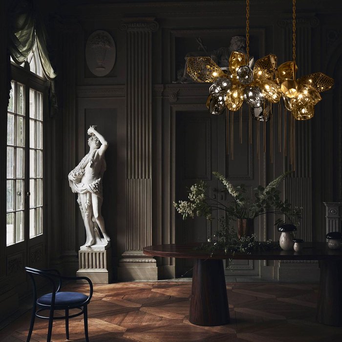 Подвесная люстра Britannica 10401/1000L (стекло, цвет дымчатый) - лучшие Подвесные люстры в INMYROOM