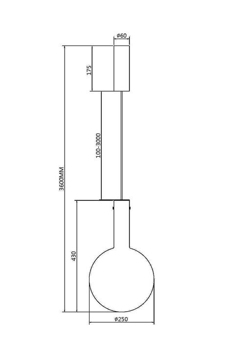 Подвесной светильник Maytoni MOD182PL-L6W3K Nebula Modern - лучшие Подвесные светильники в INMYROOM