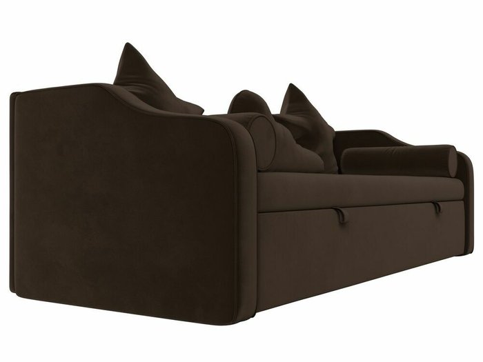 Детский диван-кровать Рико коричневого цвета - лучшие Прямые диваны в INMYROOM