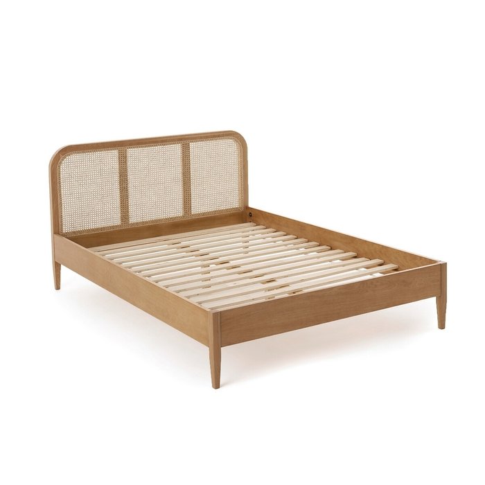 Кровать с основанием Madara 140x190 бежевого цвета - лучшие Кровати для спальни в INMYROOM