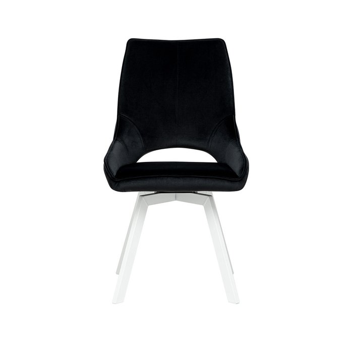 Стул вращающийся Галвес черного цвета  - купить Обеденные стулья по цене 9710.0