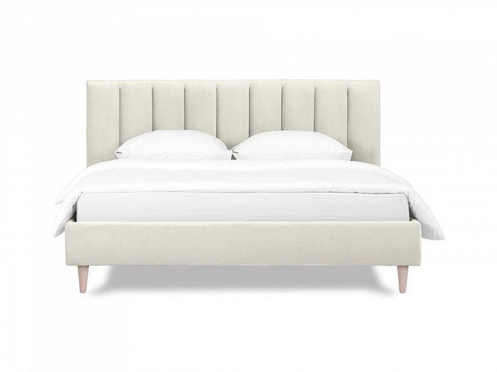Кровать Queen II Sofia L 160х200 светло-серого цвета  - купить Кровати для спальни по цене 63720.0