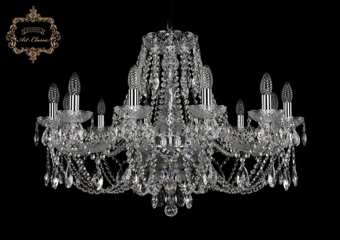 Хрустальная подвесная люстра Art Classic 44501 11.21.12.300.Cr.Sp подсвечник