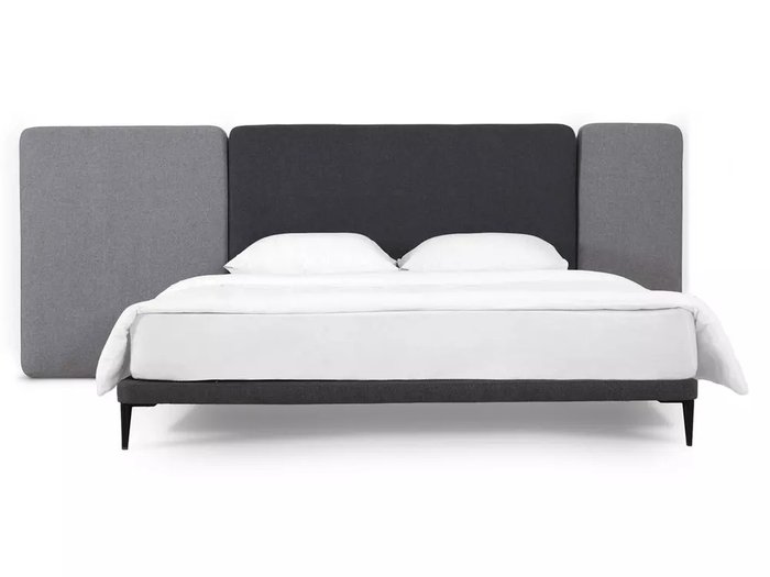 Кровать Licata 160х200 композиция 6 серого цвета