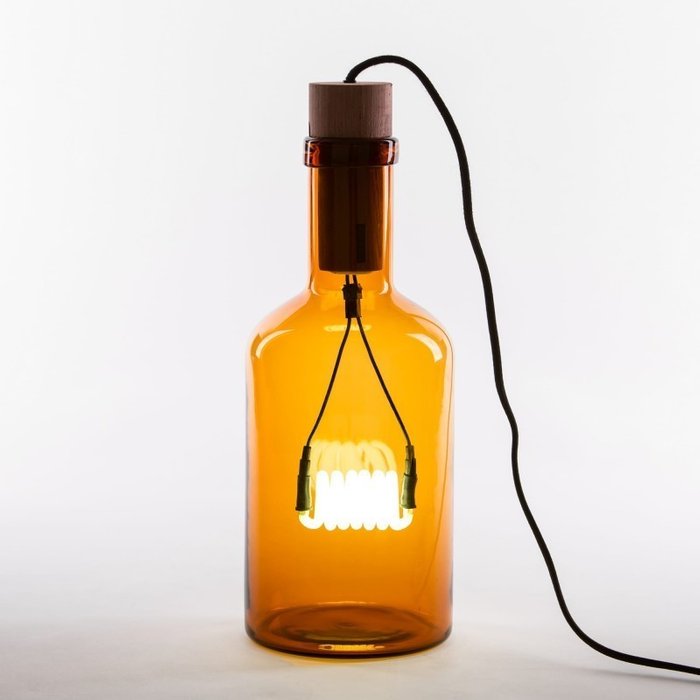 Настольная лампа  Seletti Bouche amber - купить Настольные лампы по цене 11600.0