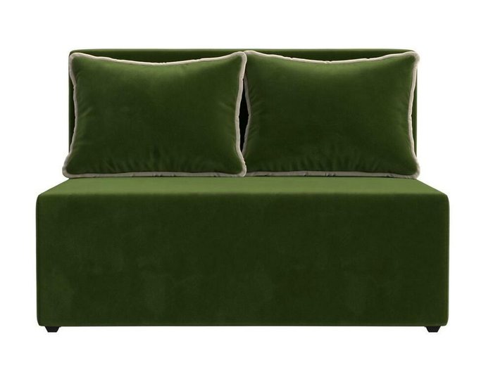 Диван-кровать Лагуна зеленого цвета - купить Прямые диваны по цене 26999.0
