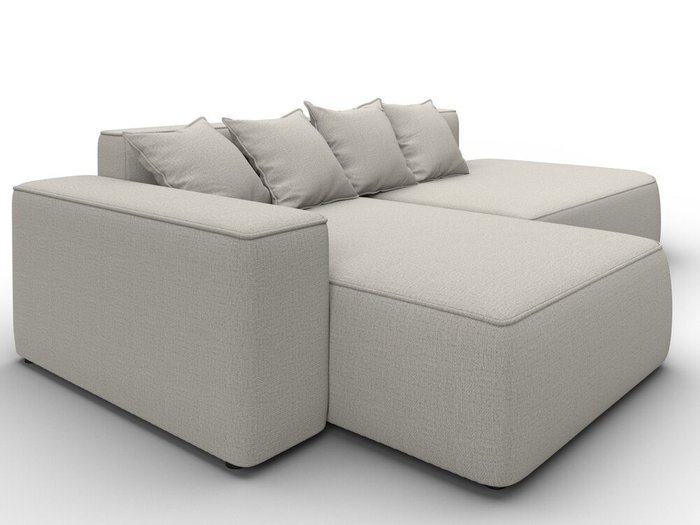 Угловой диван-кровать Лига-065 светло-бежевого цвета левый - лучшие Угловые диваны в INMYROOM Угловой диван-кровать Лига-065 светло-бежевого цвета левый - лучшие Угловые диваны в INMYROOM