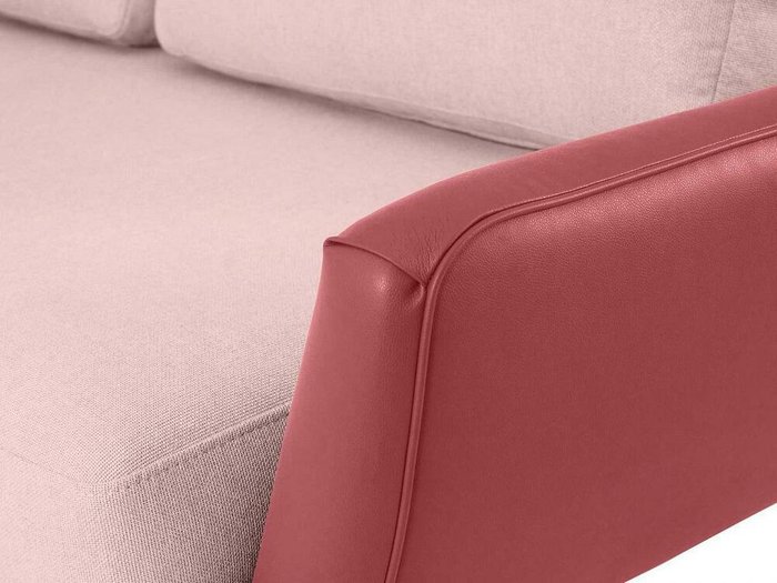 Угловой диван Ispani розового цвета - лучшие Угловые диваны в INMYROOM