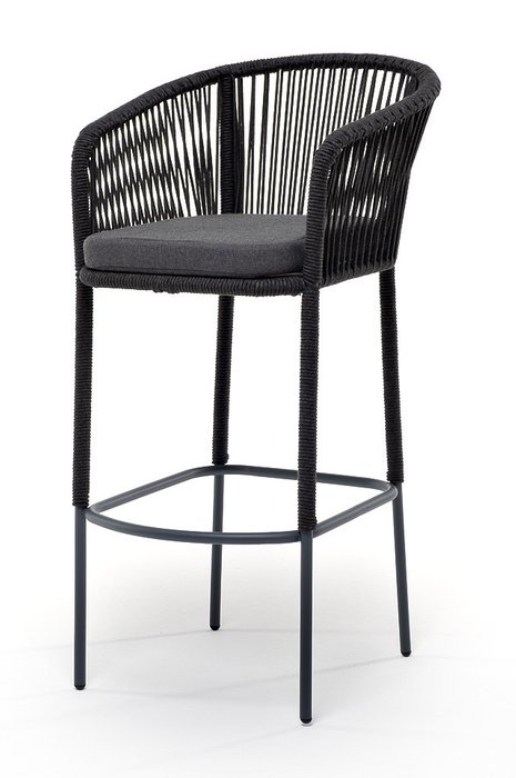 Барный стул Марсель темно-серого цвета - лучшие Барные стулья в INMYROOM