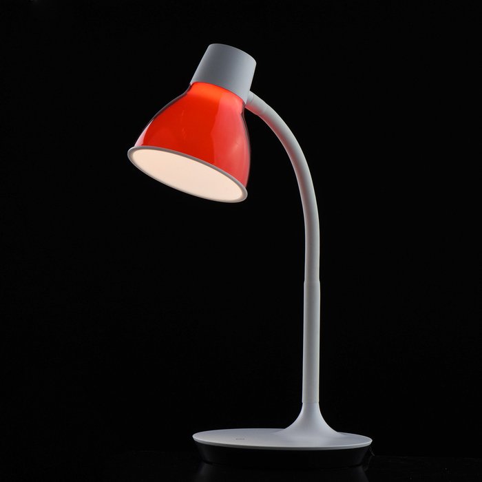 Настольная лампа Ракурс с красным плафоном - купить Рабочие лампы по цене 3370.0