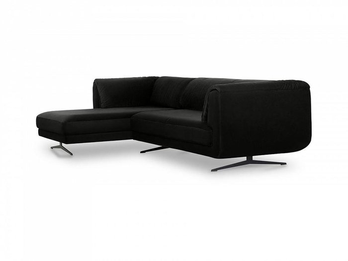Угловой диван Marsala черного цвета - лучшие Угловые диваны в INMYROOM
