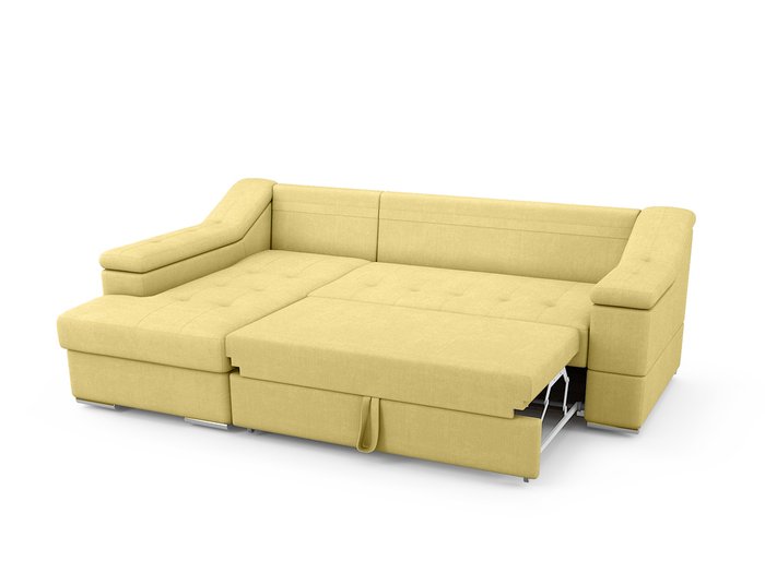Угловой Диван-кровать Liverpool левый желтого цвета - купить Угловые диваны по цене 79200.0