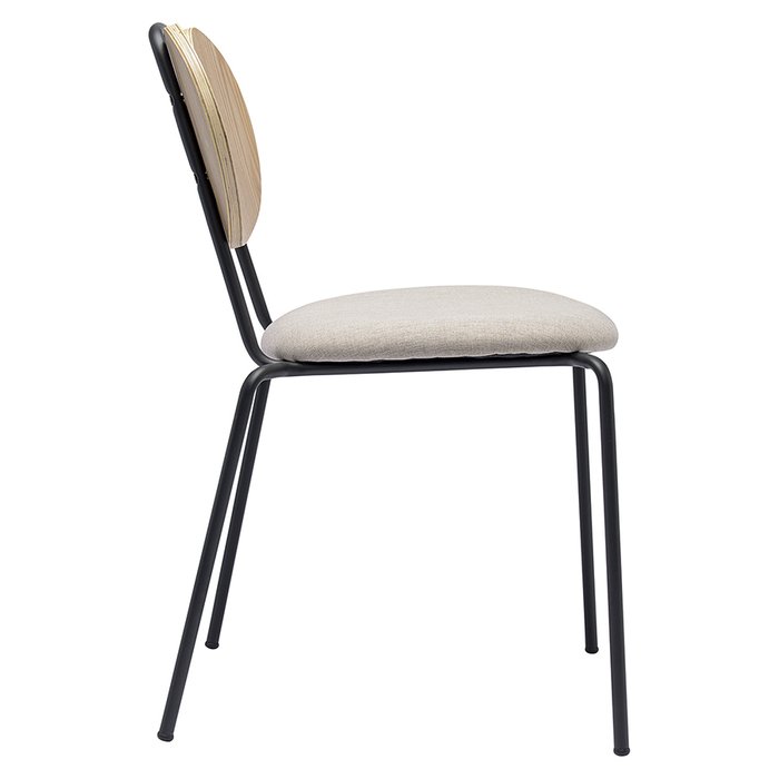 Стул Hillen бежевого цвета - лучшие Обеденные стулья в INMYROOM