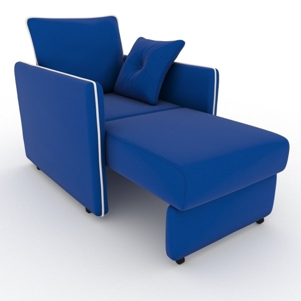 Кресло-кровать Cardinal синего цвета - купить Интерьерные кресла по цене 9700.0