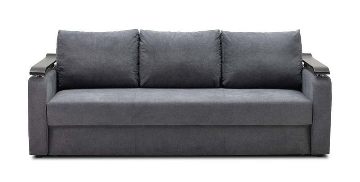 Диван-кровать Мекс серого цвета - купить Прямые диваны по цене 35910.0