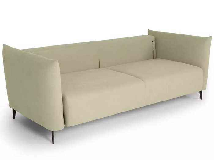 Диван-кровать Menfi светло-бежевого цвета с металлическими ножками - лучшие Прямые диваны в INMYROOM
