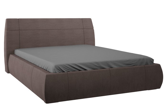 Кровать Анри серо-коричневого цвета - купить Кровати для спальни по цене 82190.0