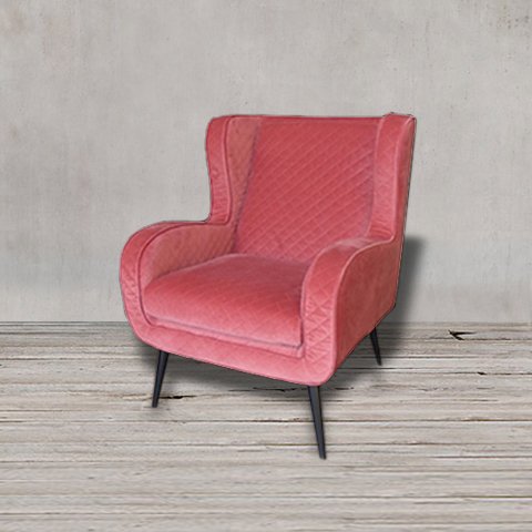 Кресло Мимоза с обивкой из бельгийского вельвета - купить Интерьерные кресла по цене 103000.0