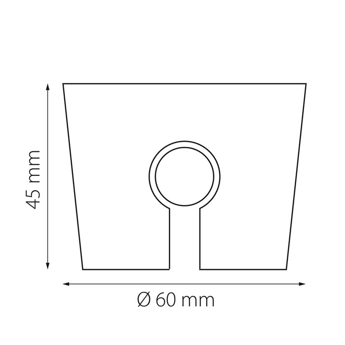 Крепление настенное трековое NOVE ЧЕРНЫЙ - лучшие Шинопровод в INMYROOM