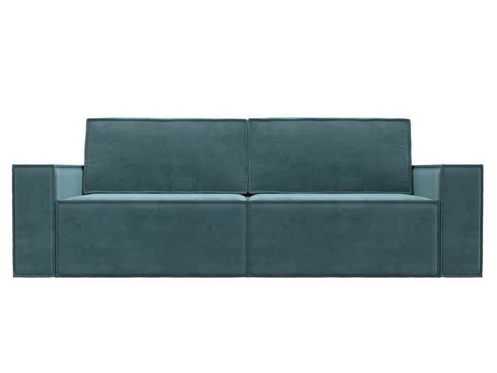 Прямой диван-кровать Куба бирюзового цвета - купить Прямые диваны по цене 59999.0