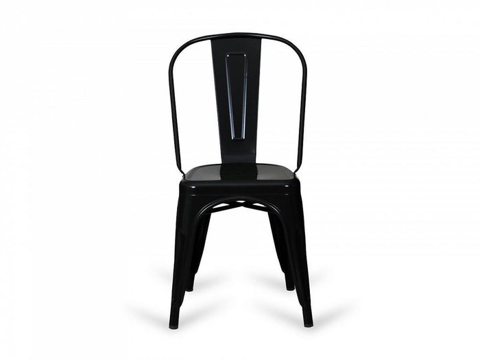 Стул Tolix черного цвета - купить Обеденные стулья по цене 3990.0