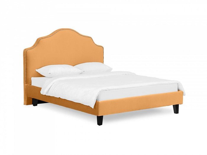 Кровать Queen Victoria L 160х200 бежево-оранжевого цвета