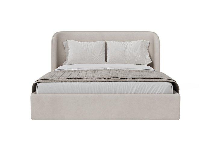 Кровать Classic 160х200 молочного цвета с подъемным механизмом - купить Кровати для спальни по цене 98900.0