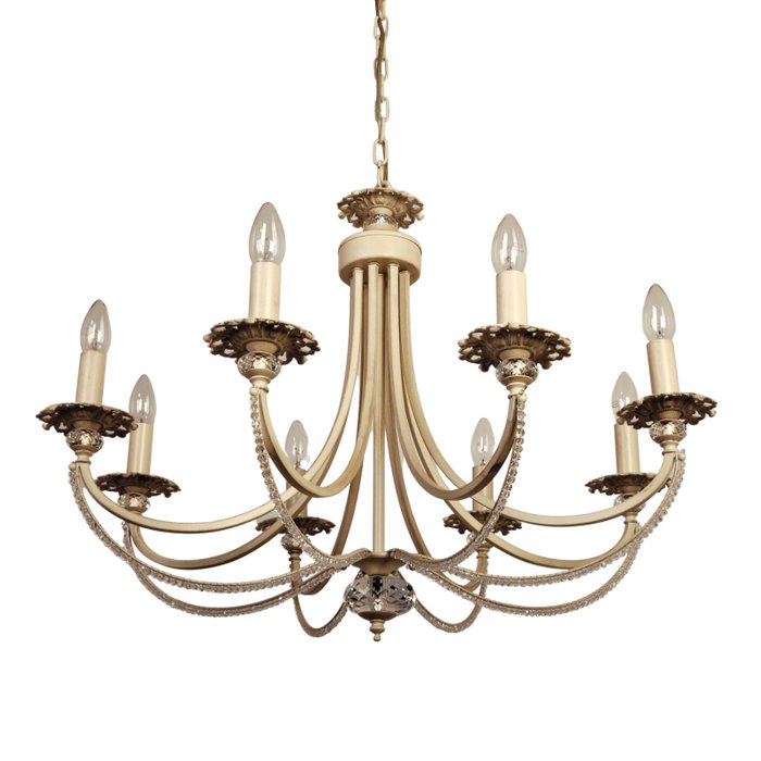 Подвесная люстра Josephine 3007/8(creamgold) (металл, цвет кремовый)