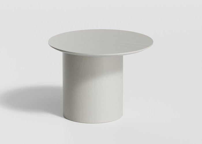 Столик кофейный Type со смещенным основанием серо-бежевого цвета - купить Кофейные столики по цене 24900.0