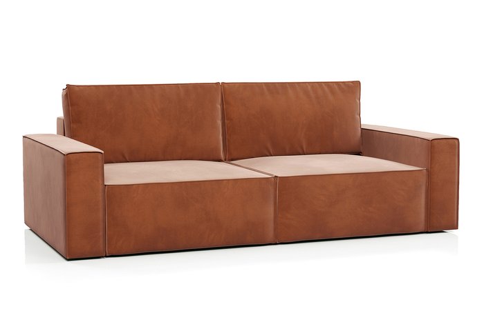 Диван-кровать Корсо-1 терракотового цвета - лучшие Прямые диваны в INMYROOM
