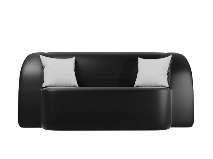 Диван-кровать Томас черного цвета (экокожа) - купить Прямые диваны по цене 23490.0